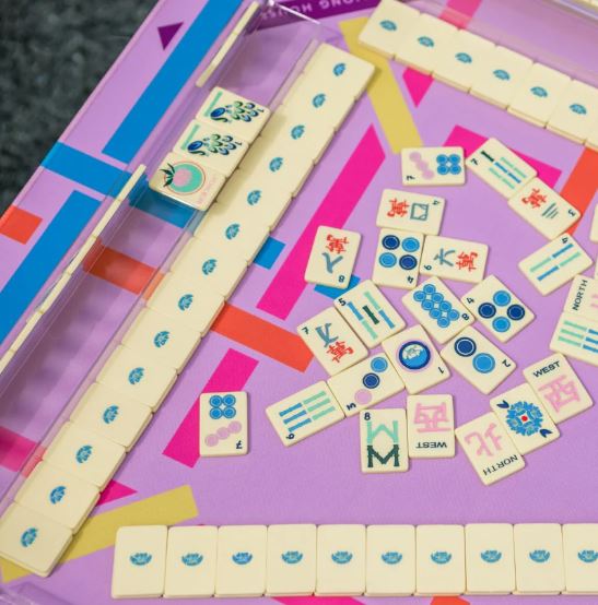 The Mahjong House Travel Mahjong Set - Butter Yellow