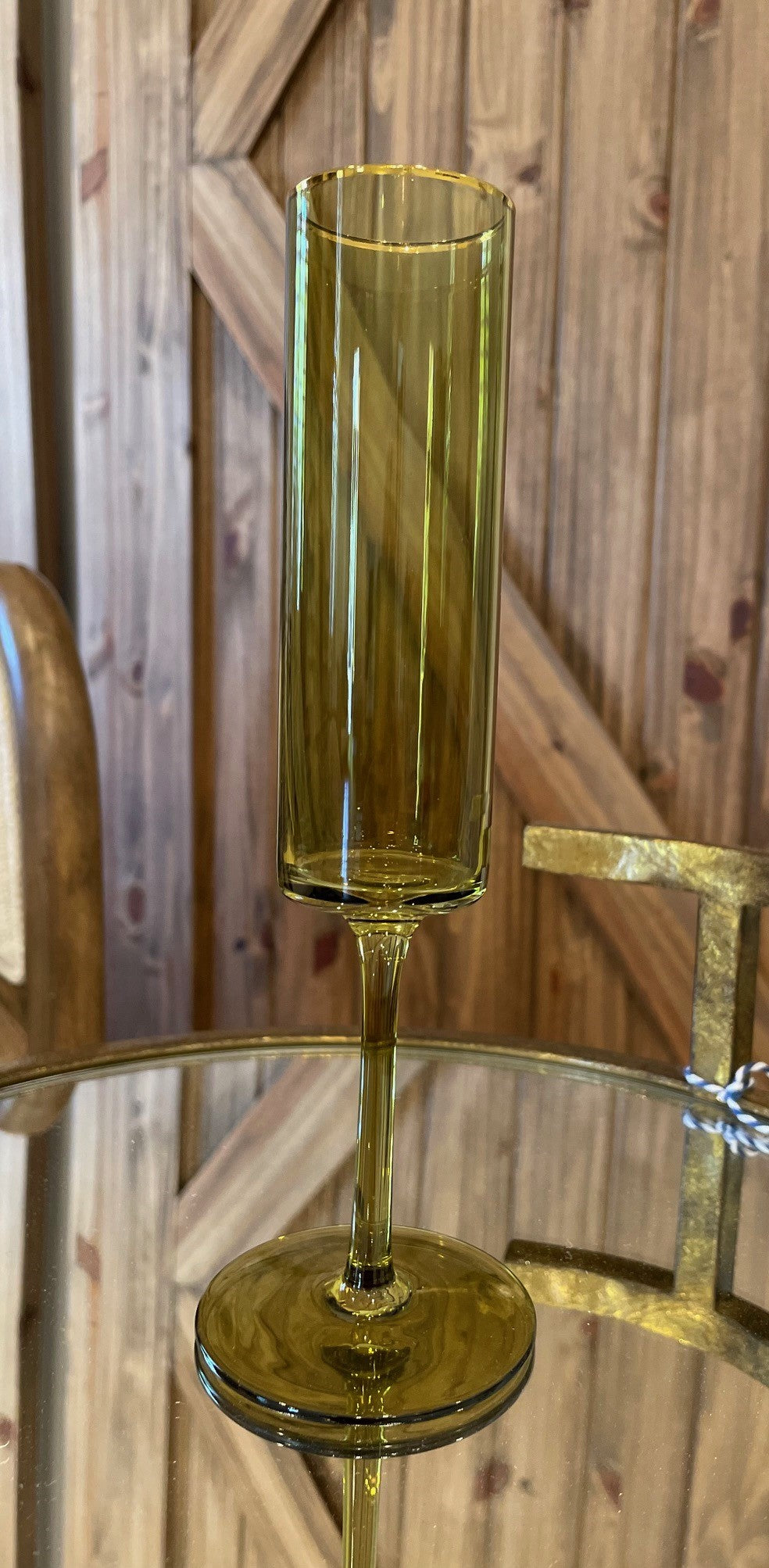 Vintage Champagne Flute - Juniper