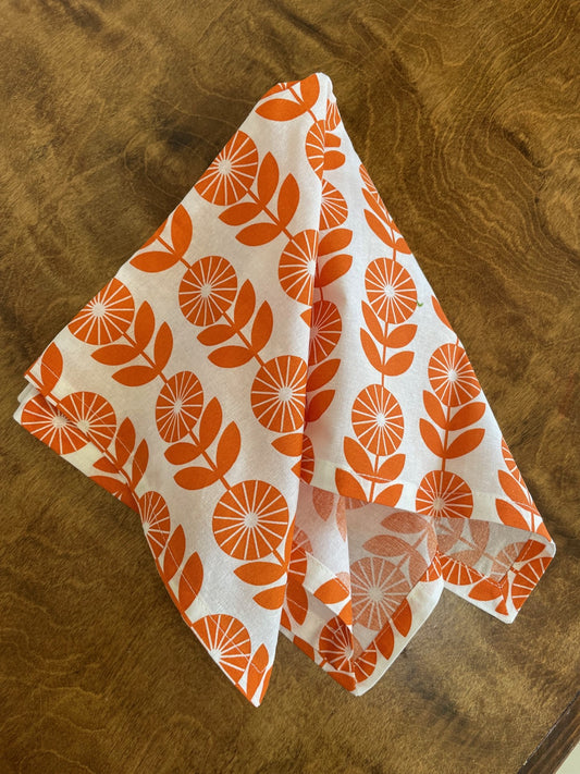 Orange Crush Napkins- Set of 4