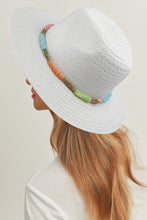 Load image into Gallery viewer, Multi Colors Straw Band Straw Hat
