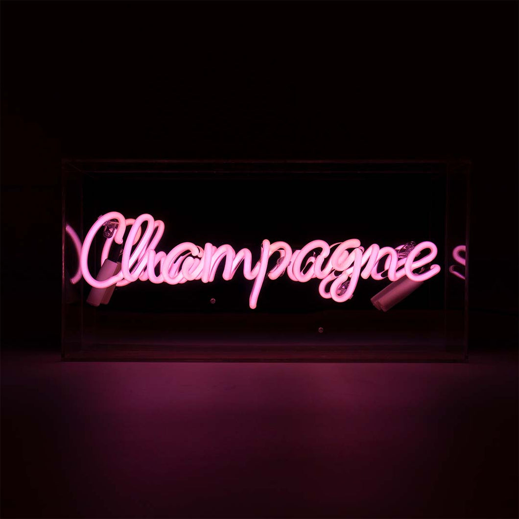 Champagne Neon Sign