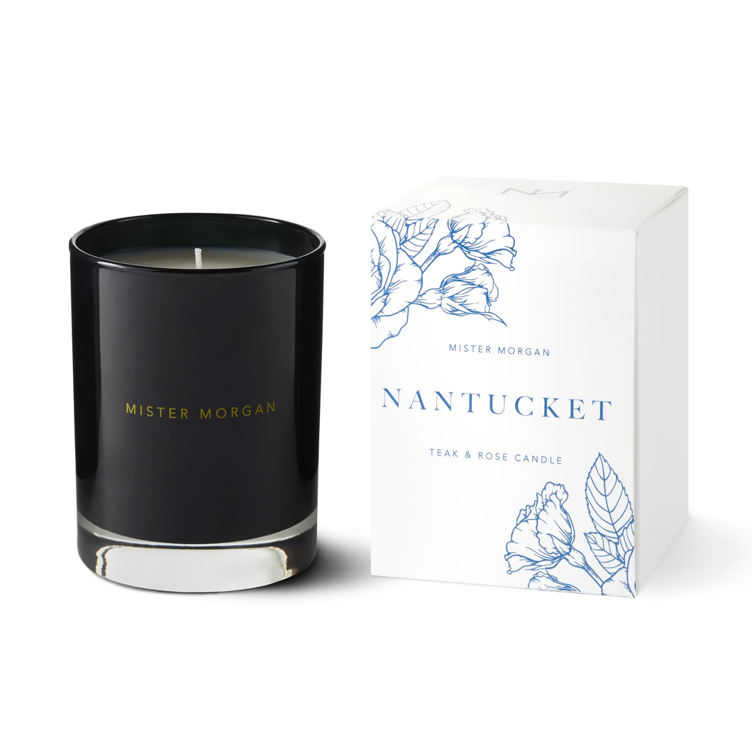 Nantucket Teak & Rose Candle
