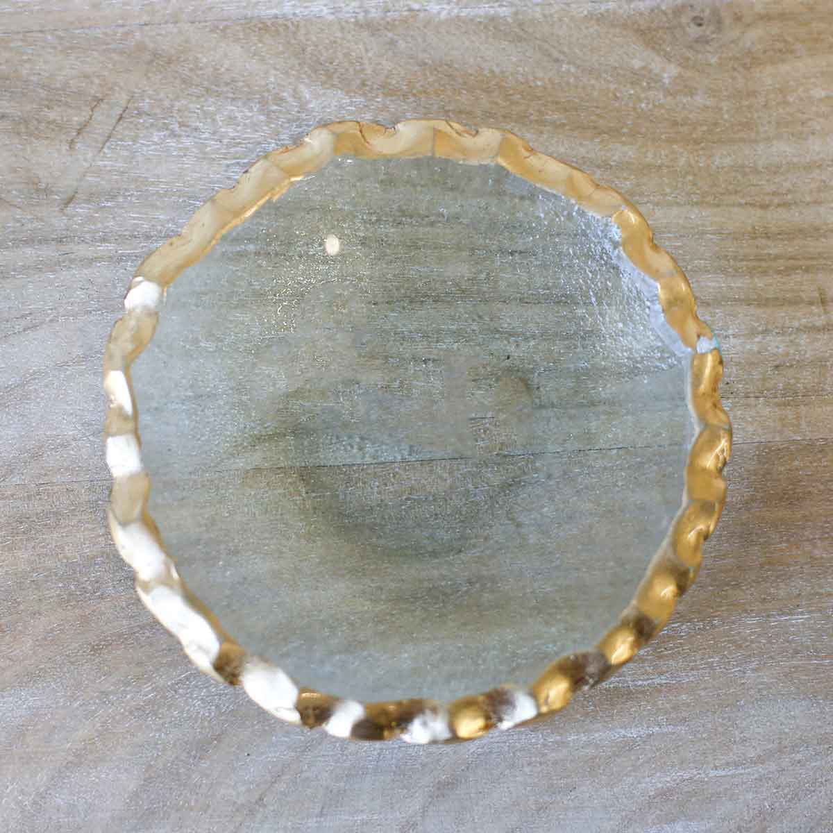 Gold Edged Trinket Dish