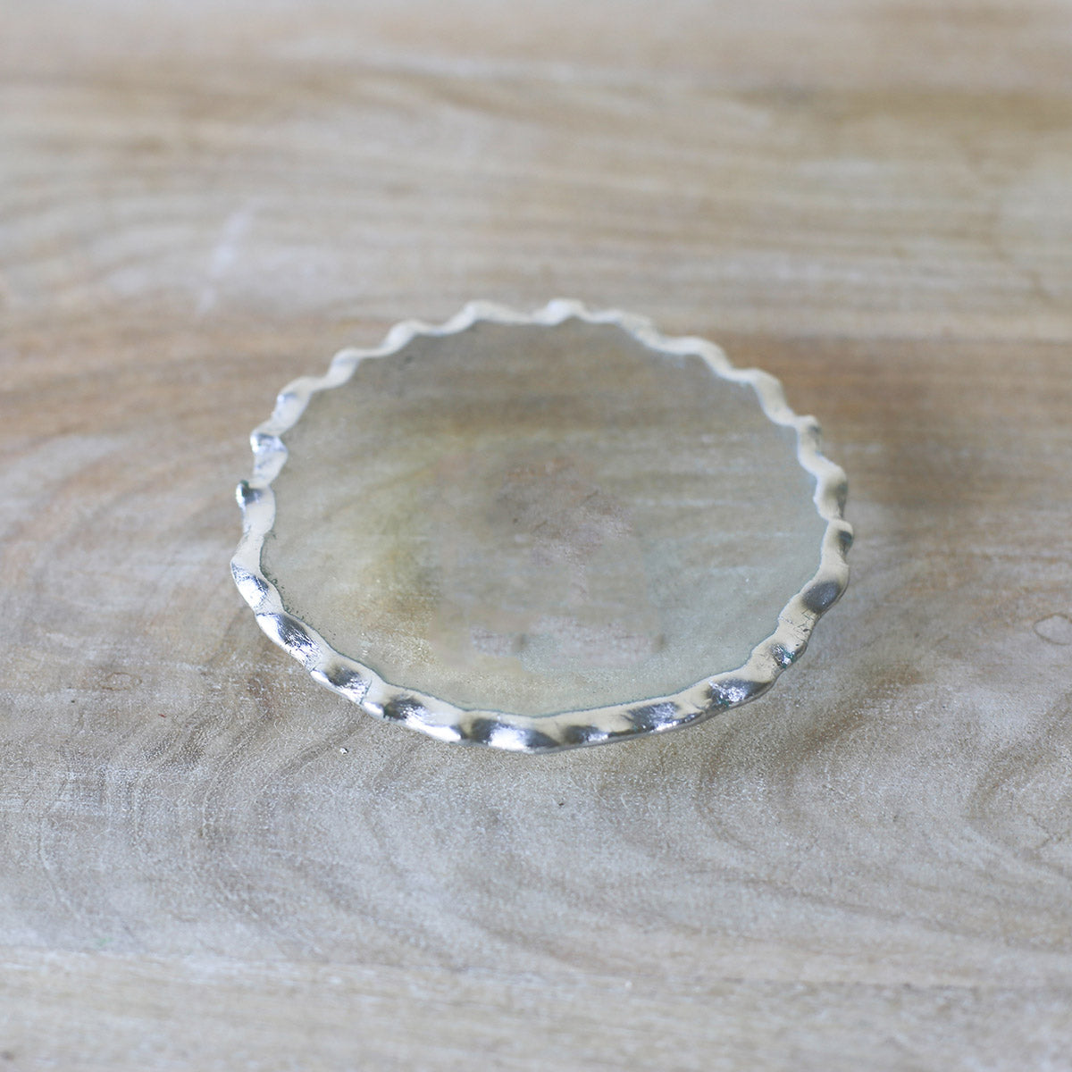 Silver Edged Trinket Dish