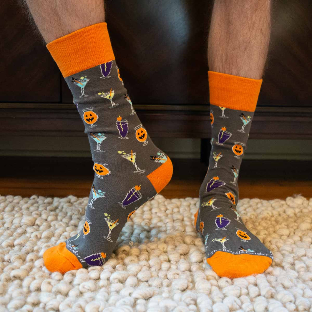 Halloween Cocktails Socks