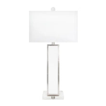 Load image into Gallery viewer, Blair Table Lamp - White/Silver

