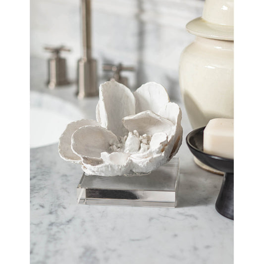 White Magnolia Sculpture