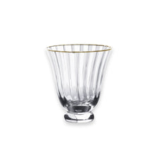 Load image into Gallery viewer, Audrey Stemless All Purpose w/ Gold Rim
