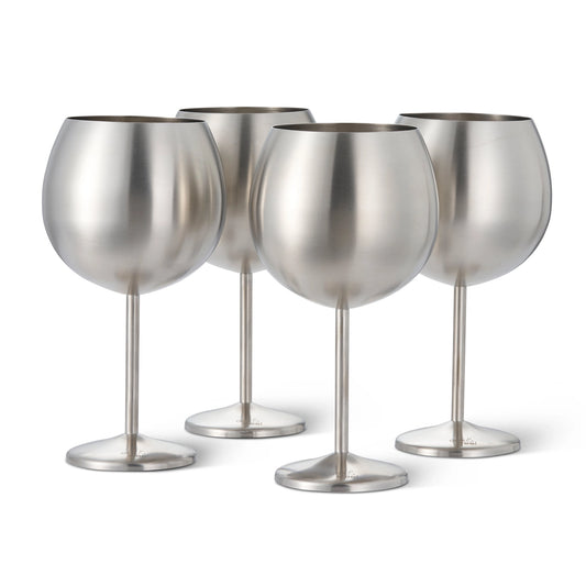 Matte Silver Gin Glass