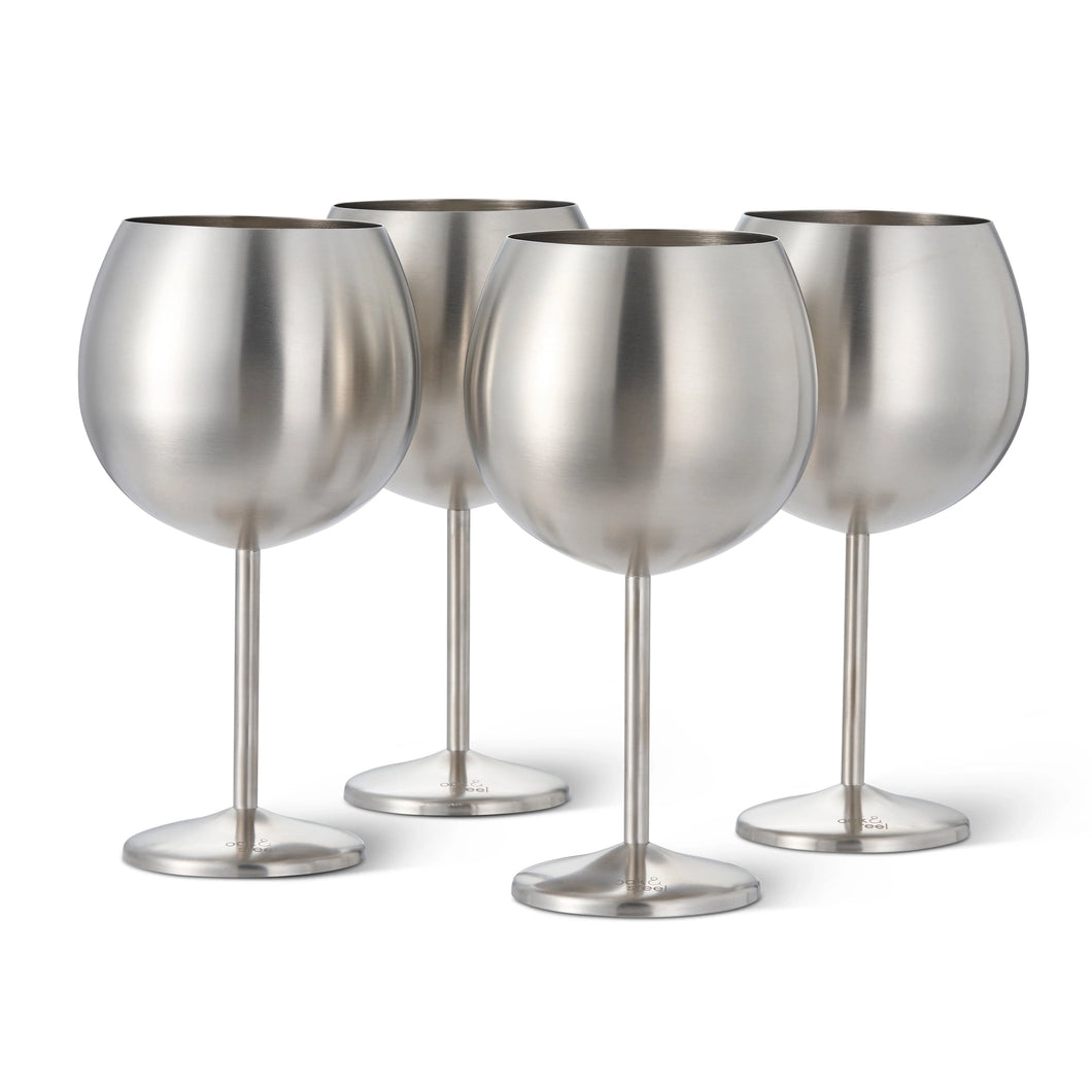 Matte Silver Gin Glass