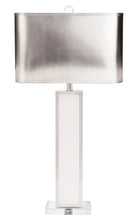 Load image into Gallery viewer, Blair Table Lamp - White/Silver

