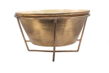 Load image into Gallery viewer, Brass Wine Cooler On Stand
