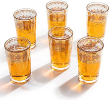 Load image into Gallery viewer, Clear Moroccan Tea Glass
