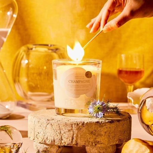 Champagne Candle