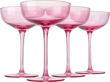 Load image into Gallery viewer, Colored Coupe Glass
