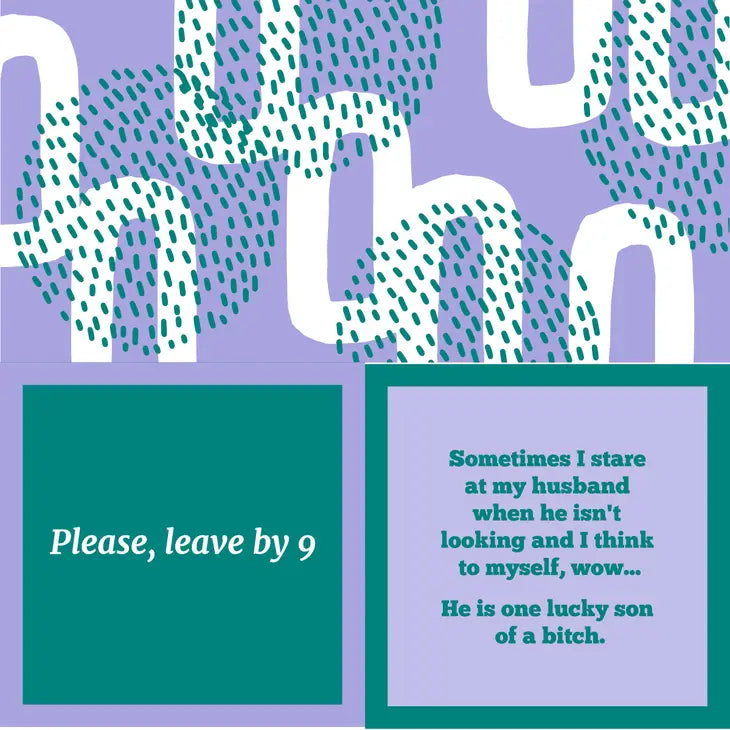 Leave By 9 Cocktail Napkins