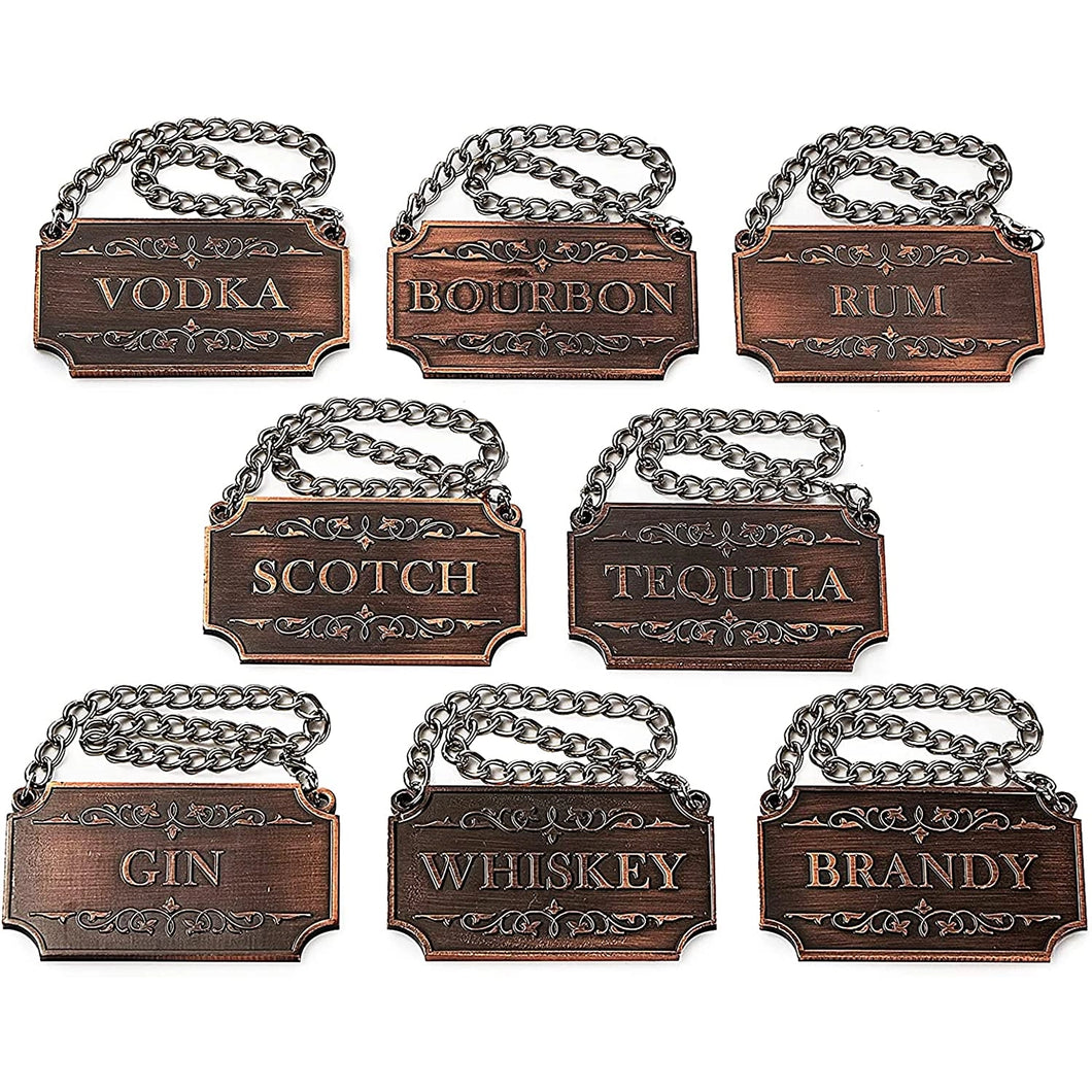 Copper Decanter Tags