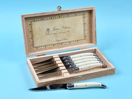 Laguiole Platine Steak Knives s/6