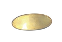 Antique Brass Oval Tray 15.7 x 29.5