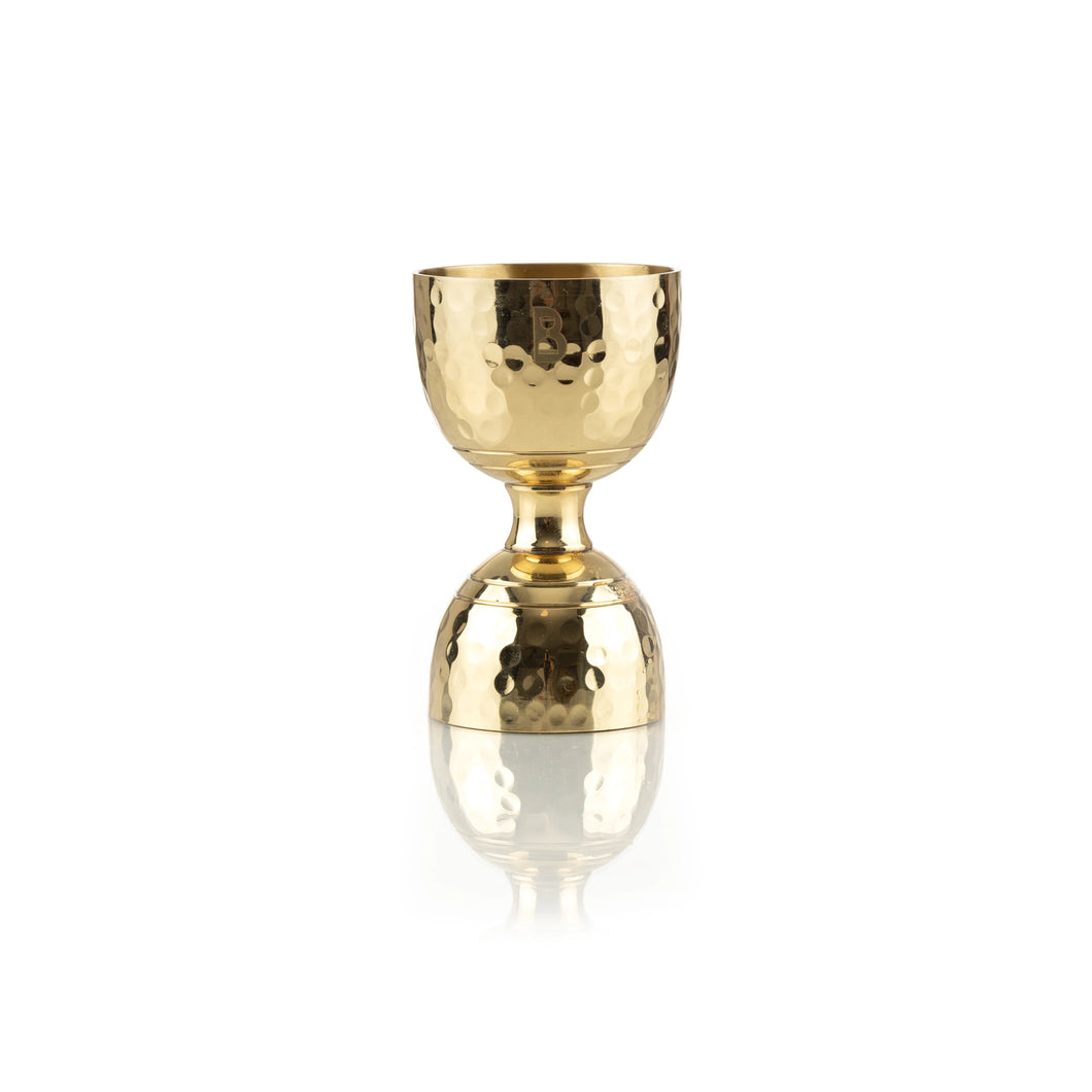 Bell Jigger - 100% Hammered Brass