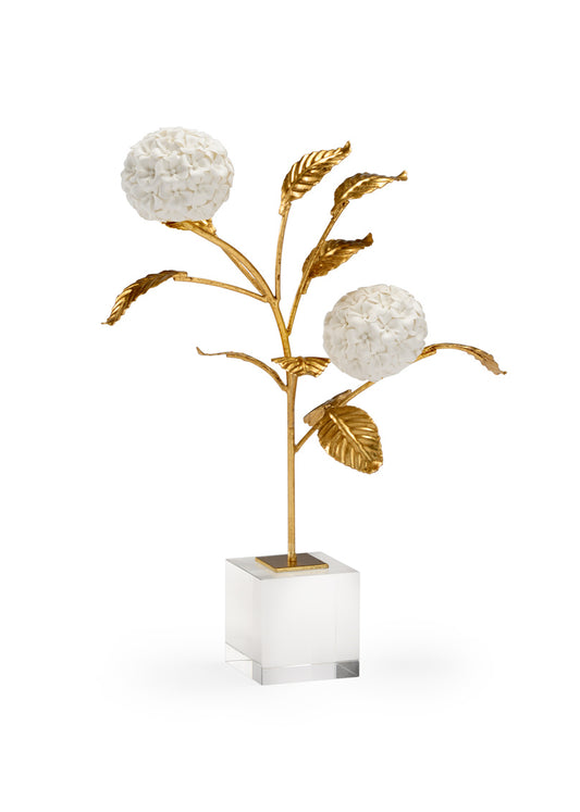 Hydrangea on Crystal Block