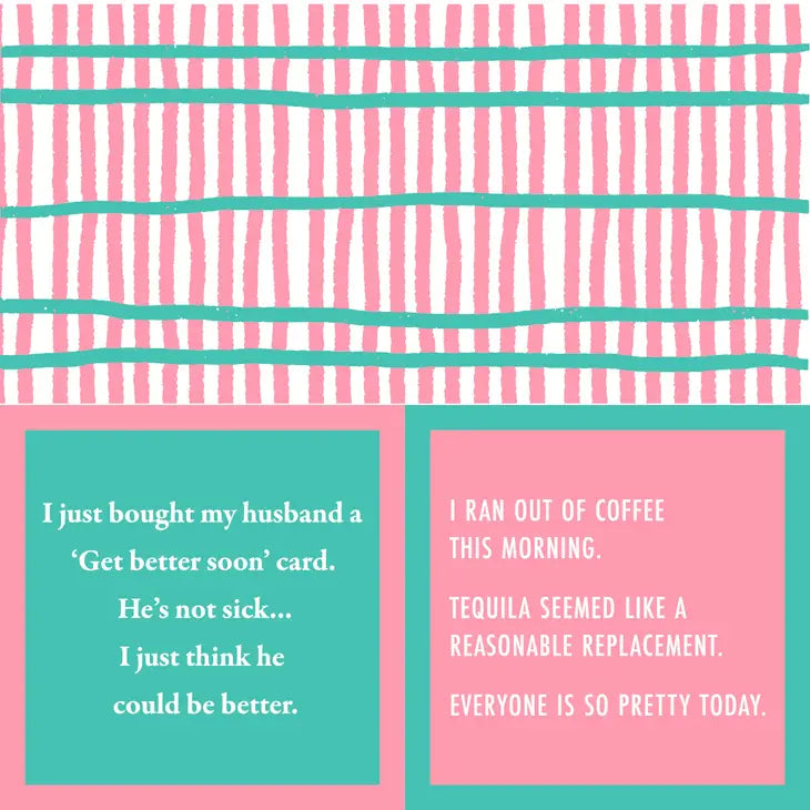 Get Better Soon/Out Of Coffee Cocktail Napkins