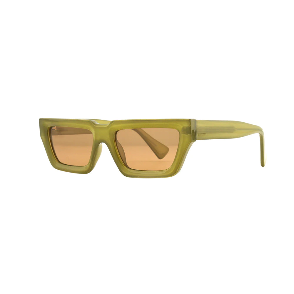 Ivy Green/ Amber Lens Polarized Sunglasses