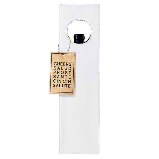 Vegan Leather Wine Bag