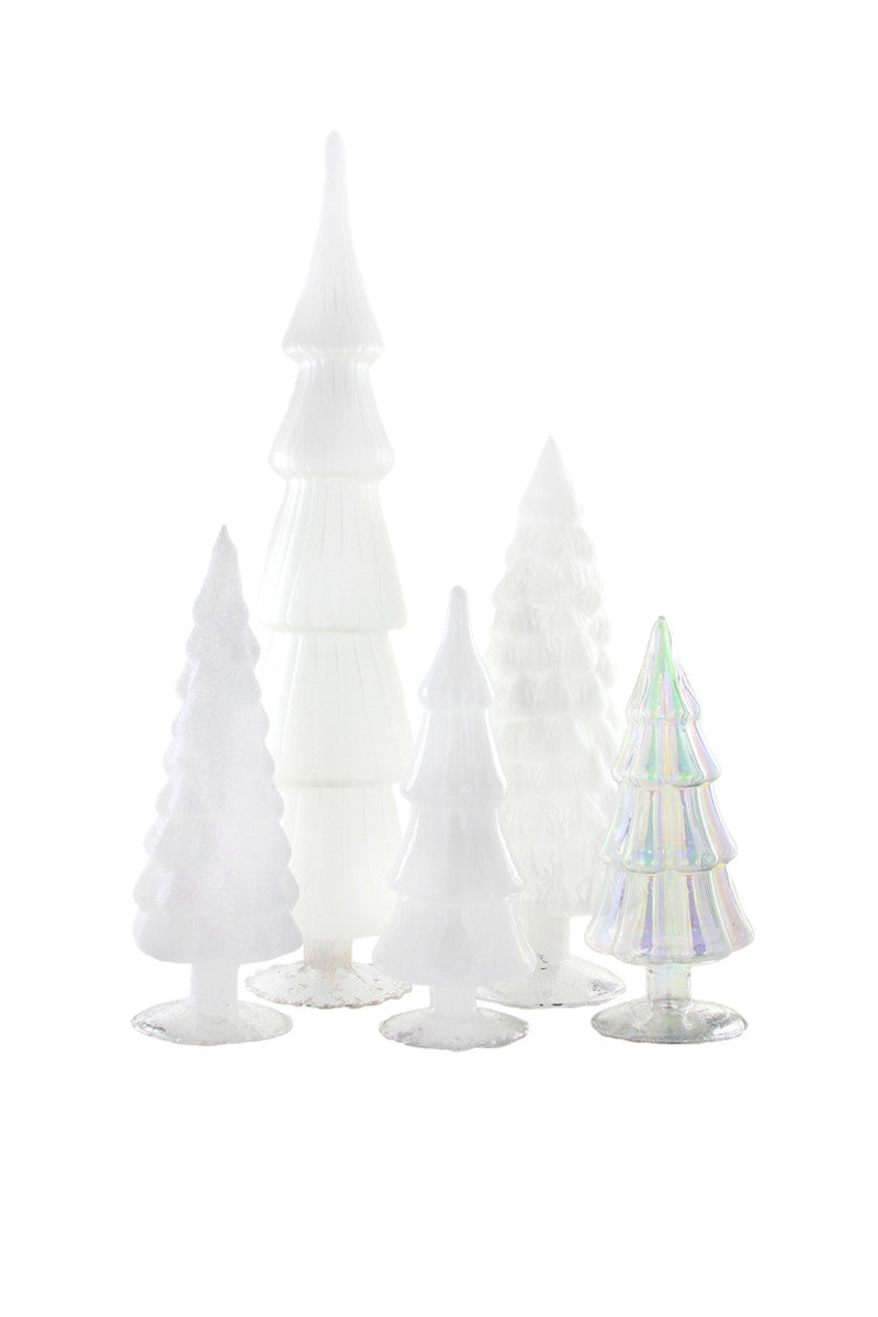 Shades of White Glass Tree