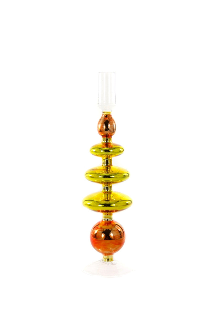 Stacked Large Disk Candlestick