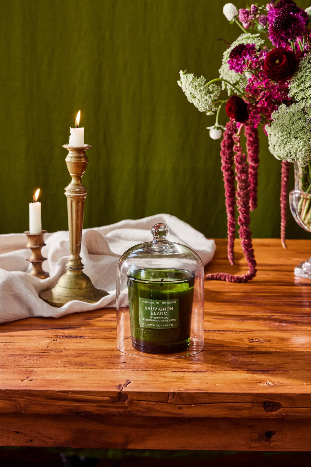 Glass Candle Cloche
