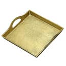 Gold Textured Square Mini Tray