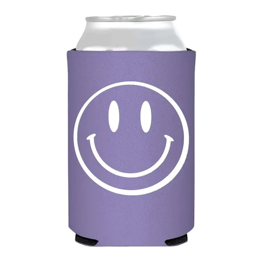 Koozie - Purple Smiley Face