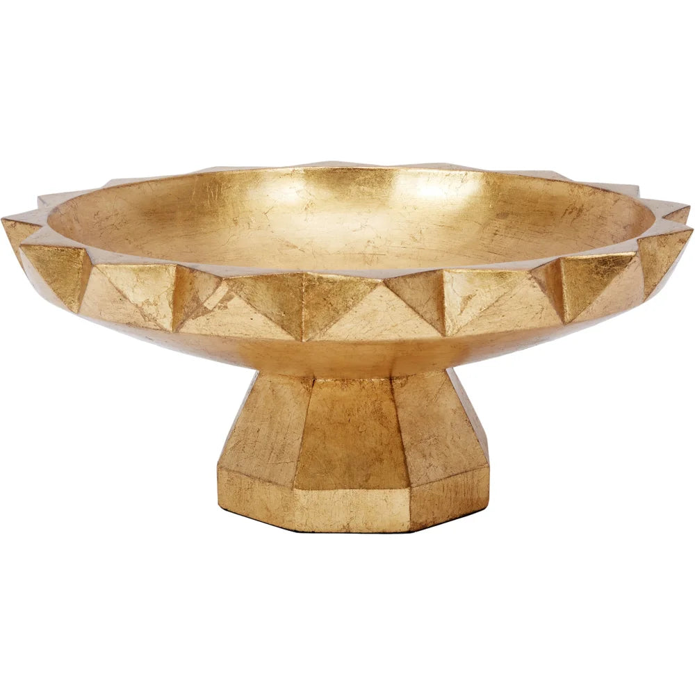 Gold Leaf Julius Decorative Bowl