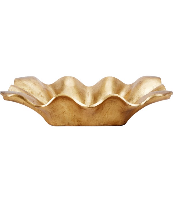 Gold Leaf Furman Decorative Bowl