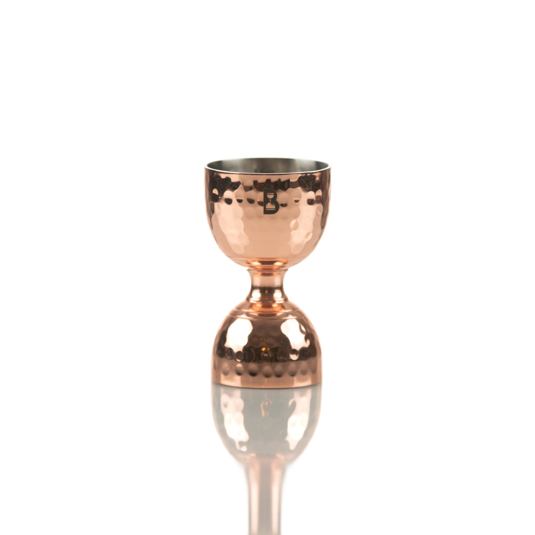 Hammered Bell Jigger - 100% Copper