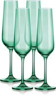 Load image into Gallery viewer, Sheer Colored Champagne Flute

