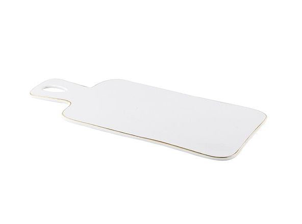 Rectangle Cheese Tray - Gold Rimmed