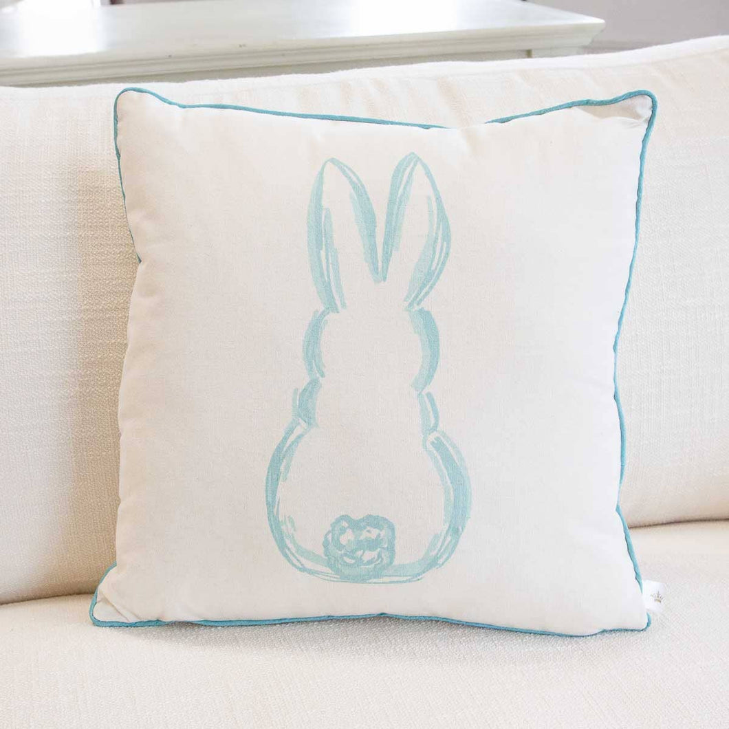 Lily Belle Blue Bunny Pillow
