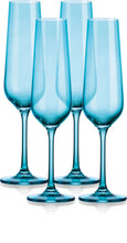 Load image into Gallery viewer, Sheer Colored Champagne Flute
