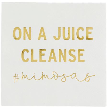On a Juice Cleanse Cocktail Napkins