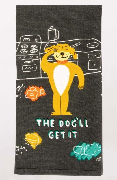 The Dog'll Get It Kitchen Towel