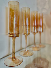 Load image into Gallery viewer, Vintage Champagne Glass - Amber Luster
