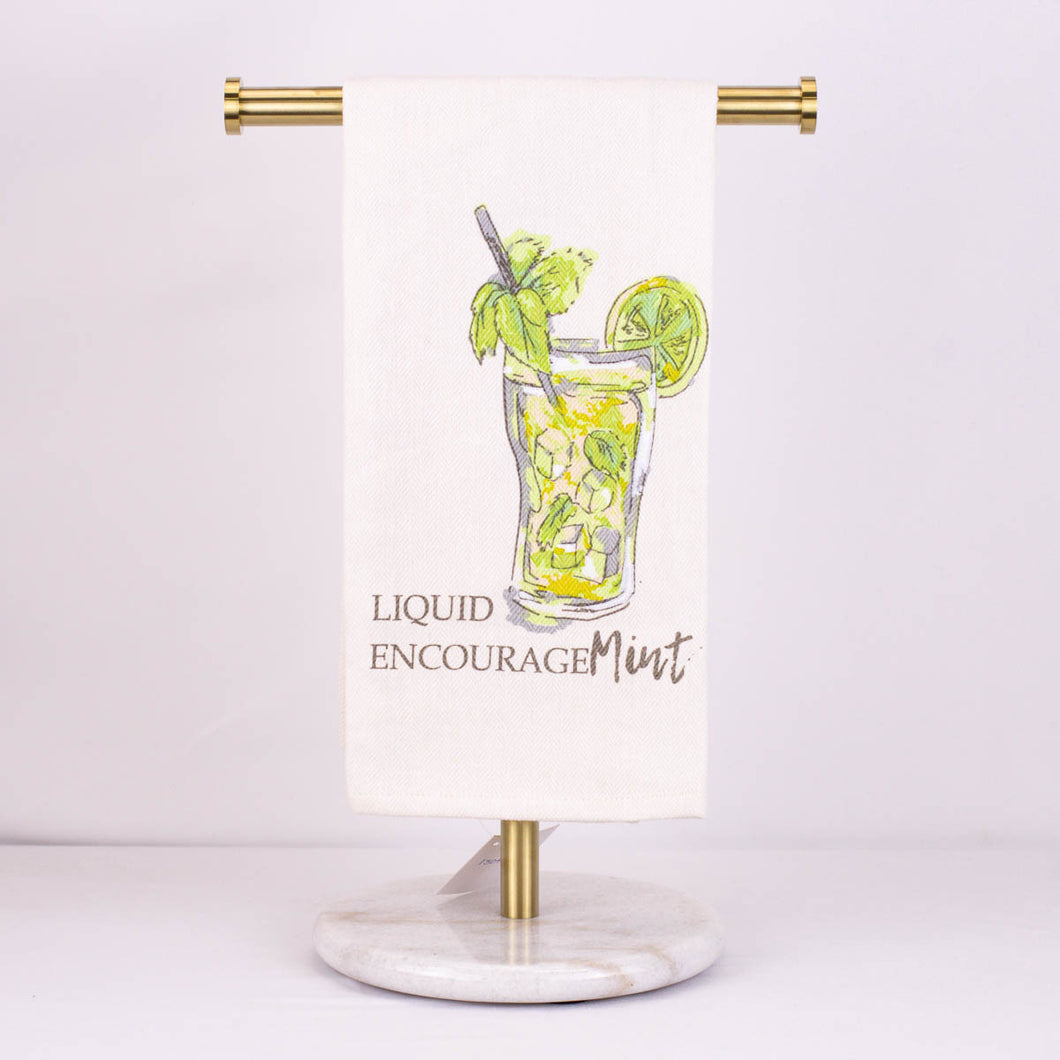 Liquid Encourage-Mint Kitchen Towel