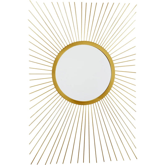Golden Starburst Mirror