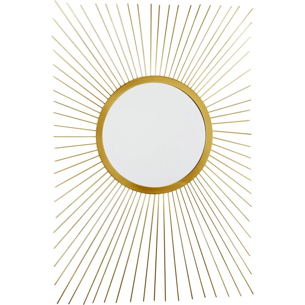 Golden Starburst Mirror