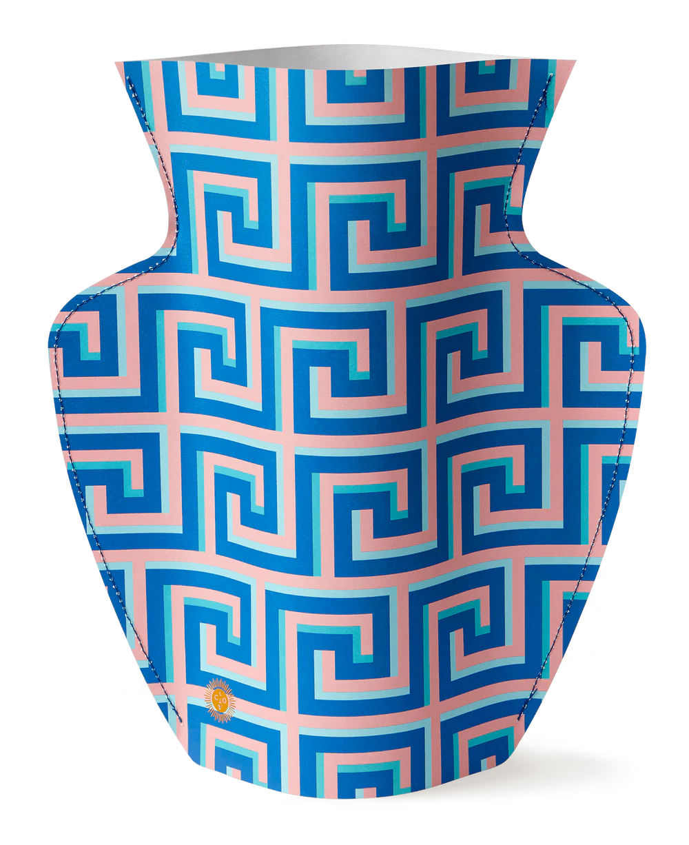 Icarus Blue Paper Vase - Large