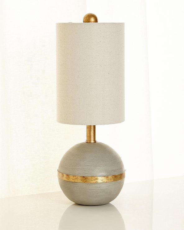 Rockport Cement Sphere Lamp